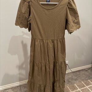 GAP Eyelet Sleeve Dress
